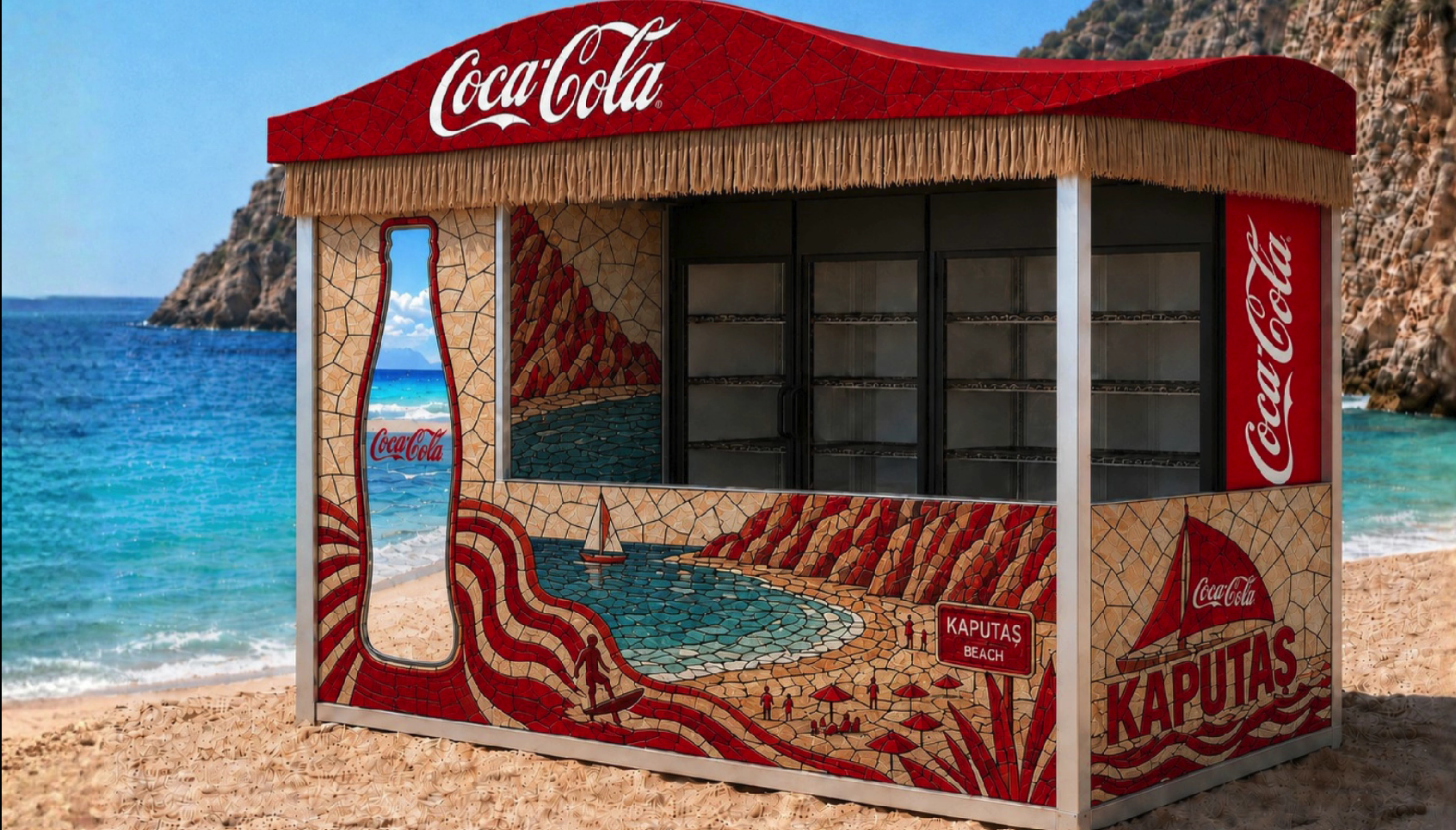 Coca-Cola Kaputaş Kiosk AI production video
